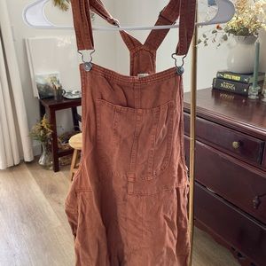 Aerie, brown overalls, size medium, perfect condition